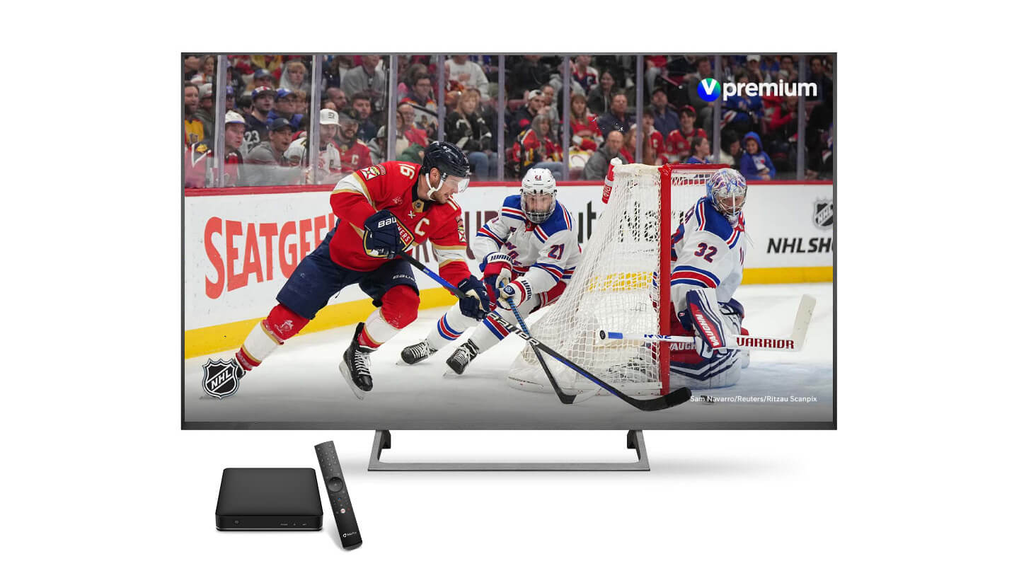 Telia Play -boksi, Tallennuspalvelu sekä MTV Katsomo+ Urheilu ja kanavapaketti + V premium