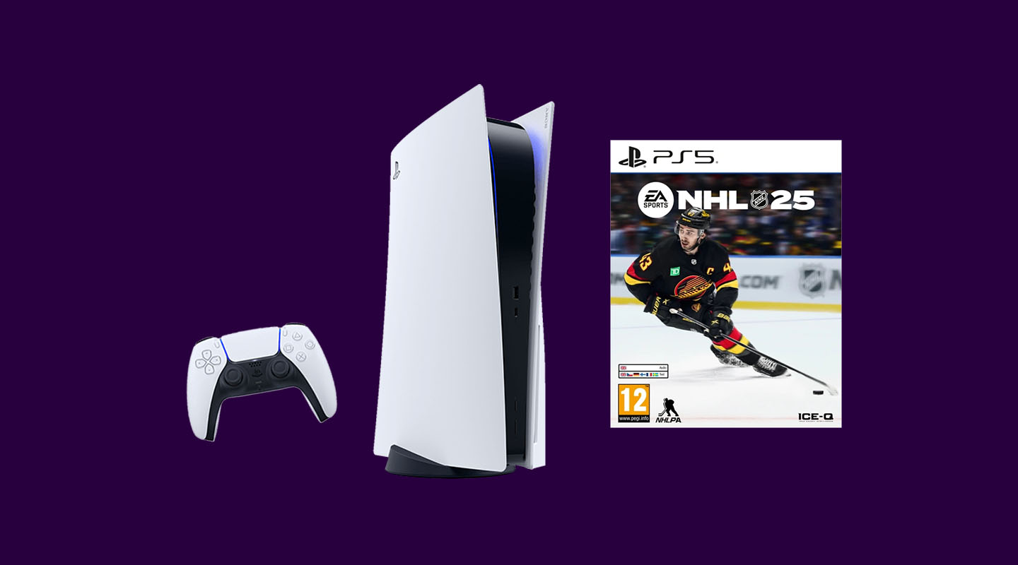 NHL 25 -peli ja PlayStation 5 Telian verkkokaupasta